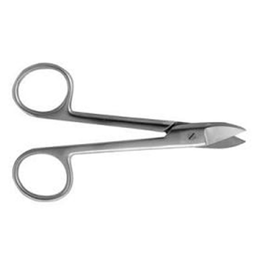 4.5in Crown Serrated Straight Scissors