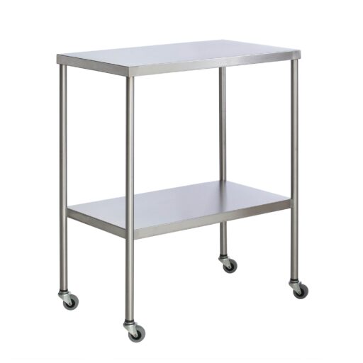 30in Instrument Table w/ Bottom Shelf