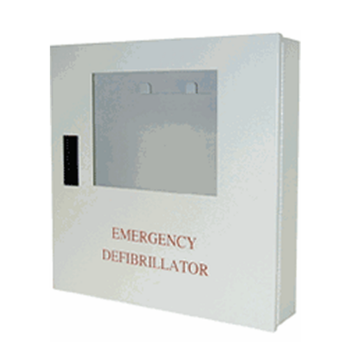 Wall Mount AED Defibrillator Cabinet w/ Alarm