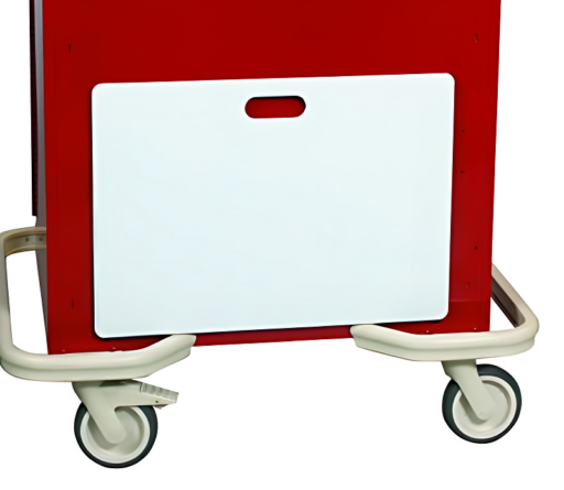 Medical Cart Accessory Standard Cardiac Board w/ Brackets