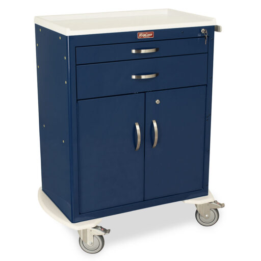 Tall Multi-Purpose STD Width Cart w/ Key Lock, Storage & 2 Drawers - Image 2