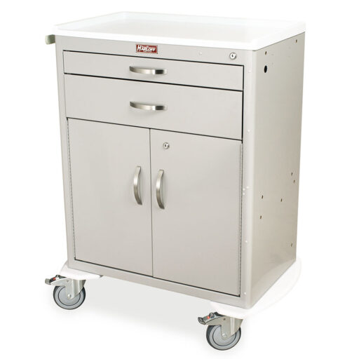 Tall Multi-Purpose STD Width Cart w/ Key Lock, Storage & 2 Drawers - Image 4