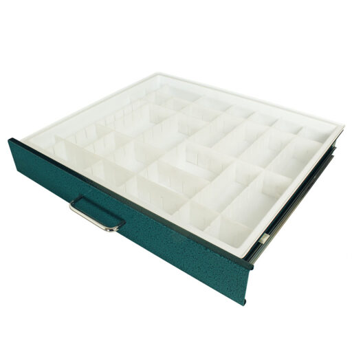 Insert Tray Mini24 & Med Carts w/Adj. Plastic Dividers 3in Drawers