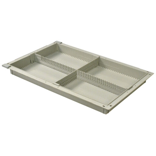 2in MedStor Max Storage Tray w/ 1 Short & 1 Long Divider