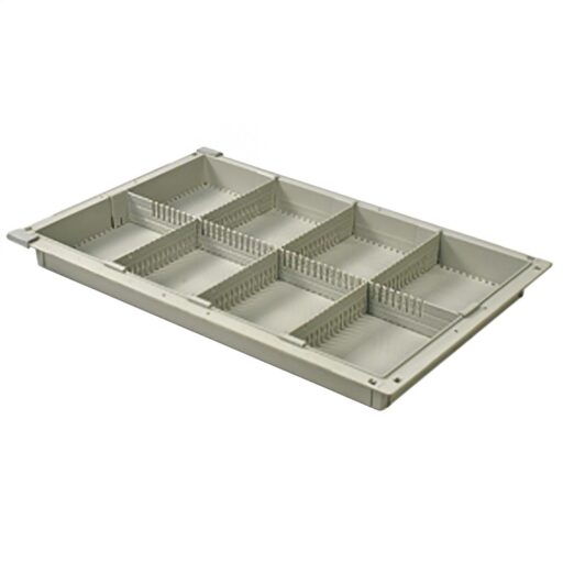 2in MedStor Max Storage Tray w/ 1 Long & 3 Short Dividers