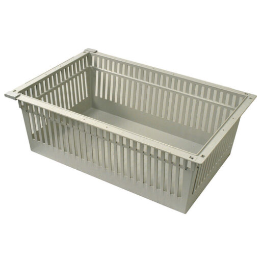 8in MedStor Max Plastic Bin Tray Without Divider