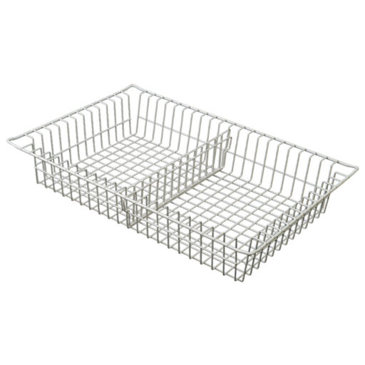 3in MedStor Max Wire Basket w/ 1 Short Divider