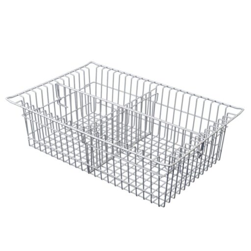 5in MedStor Max Wire Basket w/1 Short & 1 Long Divider