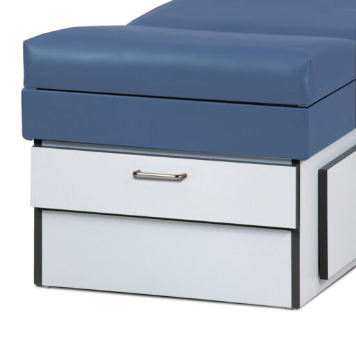 Recovery Couch w/ Non-Adjustable Pillow Wedge & 2 Drawer Storage - Image 2