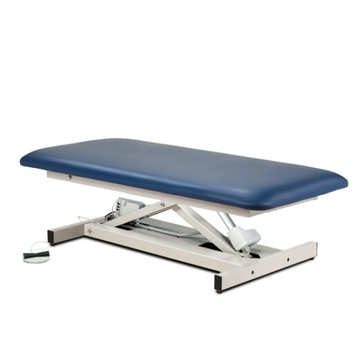 Extra Wide Straight Top Power Table w/ Open Base