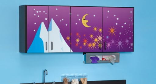 Cool Pads Themed Pediatric Cabinet Set - Image 2