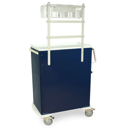 Tall Anesthesia Standard Width Cart w/ Key Lock & 6 Drawers - Image 4