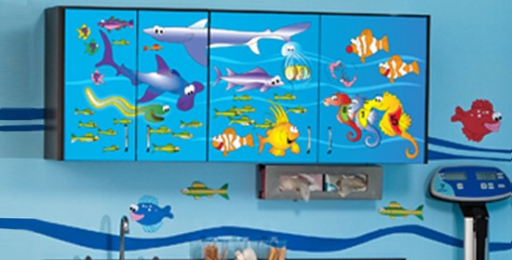 Ocean Commotion Themed Pediatric Cabinet Set - Image 2