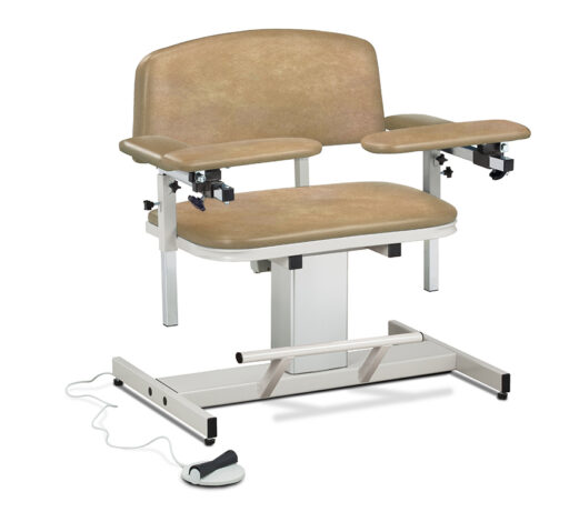 Extra-Wide Power Blood Drawing Chair w/Padded Arms