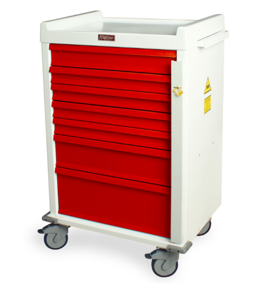 Seven Drawer MRI-Safe Emergency Cart