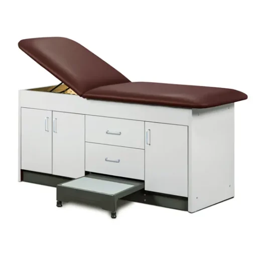 Cabinet Style Step-Up Treatment Table 3-Door & 2-Drawers 30in