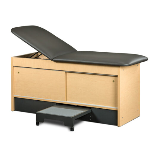 Bariatric Treatment Table Integrate Stool, 2 Sliding Doors 38in - Image 2