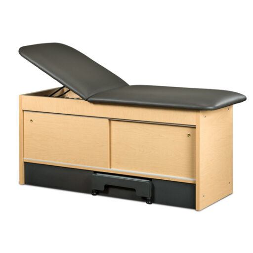 Treatment Table w/ Storage Integrate Stool, 2 Sliding Doors 30in - Image 2