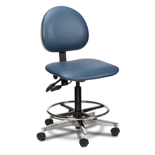 Lab Stool with Contour Seat and Backrest