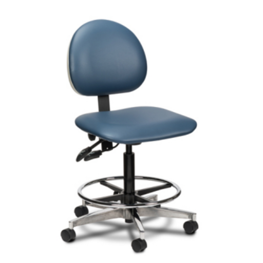 Lab Stool with Contour Seat and Backrest