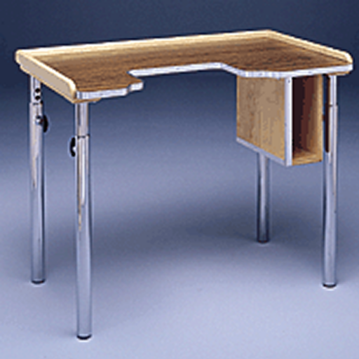 Adjustable Height Wheelchair Desk