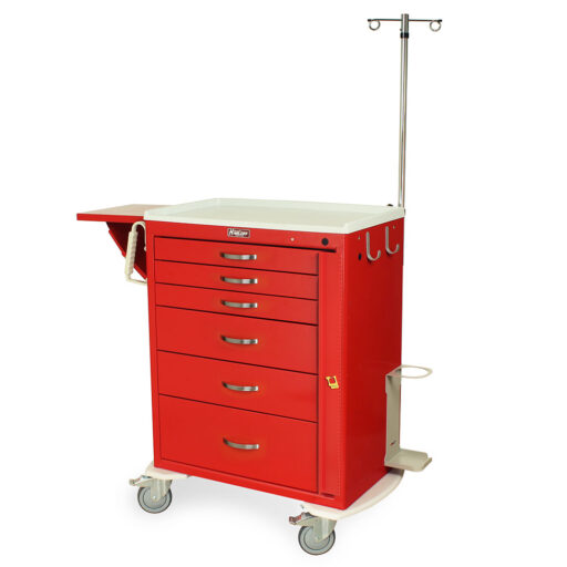 Tall Emergency Standard Width Cart w/EMG Specialty Pkg & 6 Drawers - Image 2