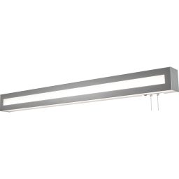 Posh Metal Wrap LED Overbed Wall Mount Light Fixture w/4 Way Pull Switch 37"/49"
