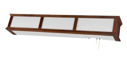 LED Elegant Wood Trim Hospital Overbed Light - Image 2