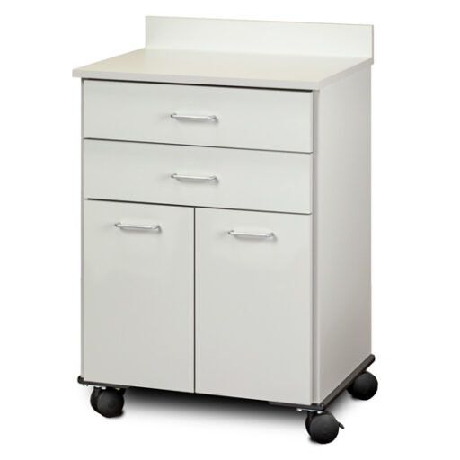 Mobile Treatment Cabinet w/ 2 Doors and 2 Drawers