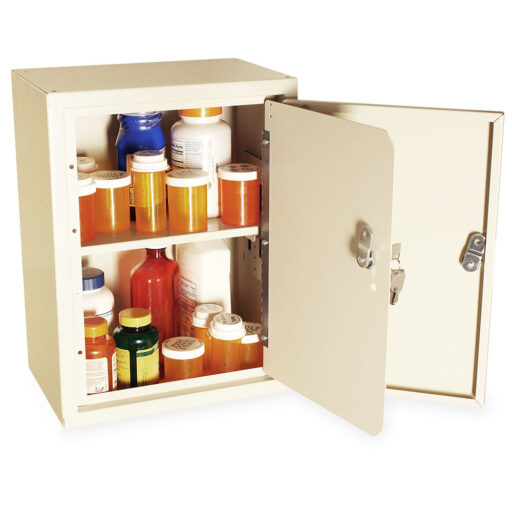 Medium Narcotics Cabinet w/Locking Inner & Outer Door - Image 4