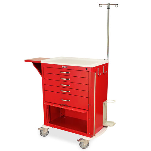 Tall Emergency Standard Width Cart w/Accessory Pkg. & 5 Drawers - Image 3