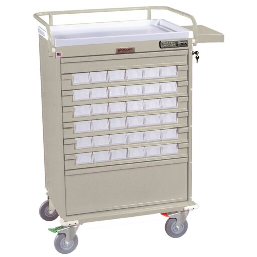 MED Bin Cart w/Electronic Push Lock & 36 - 3.5in Bins - Image 3