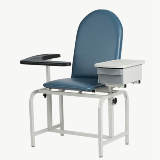 Padded Phlebotomy Chair w/ Drawer