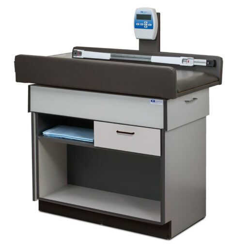 Pediatric Exam Table w/ Open Storage & Digital Scale