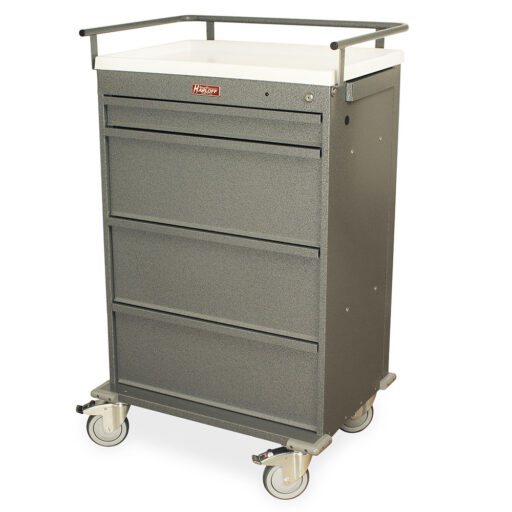 450 Punch Card Capacity Medication Cart w/Key Lock - Image 3