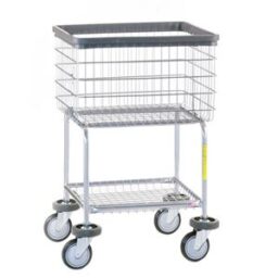 Deluxe Elevated Laundry Cart