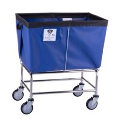 6 Bushel Elevated Laundry Basket Cart