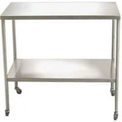 48in Stainless Steel Instrument Table w/