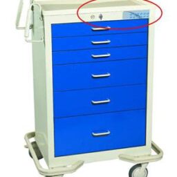 6 Drawer Aluminum Mobile Workstation w/ Electronic Lock