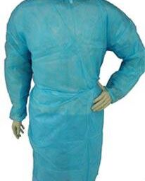 Blue Isolation Gown