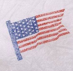 Bouffant Caps - US Flag Print