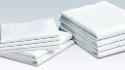 White Contour Bed Sheet 36in x 80in