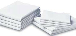 Economy White Draw Sheets 54in x 72in