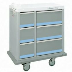 Full Sized Medication Punch Card Cart, 600 Cards