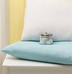 White Antimicrobial Pillows