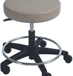 Stool w/ Foot Ring and Height Adjustment