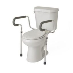 Adjustable Toilet Safety Frame with Foam Armrests