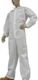 White Liquid-Proof Coveralls