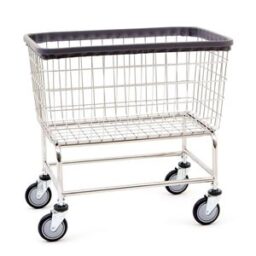 Rolling Wire Laundry Baskets