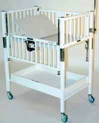 Hospital Infant Cribs w/ Trendelenburg Deck